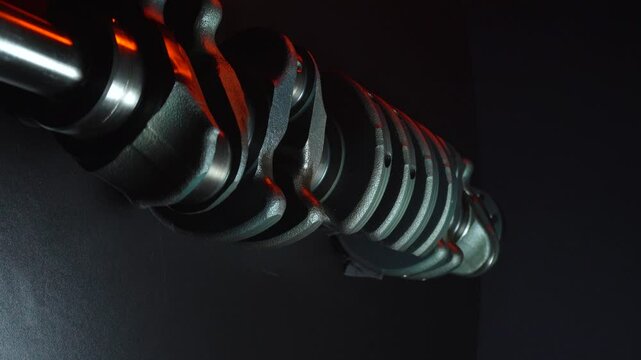 sports car engine repair new crankshaft for turbocharged six-cylinder in-line engine