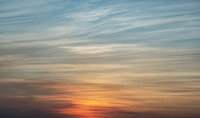 sky sun clouds climate light orange