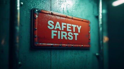 Fototapeta premium A vibrant sign reading 