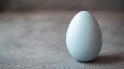 On a cement floor, a plastic toy ball is positioned with generous empty space for creative text