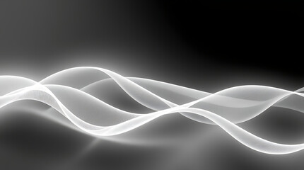 Obraz premium Generative AI a simple, minimalist, and elegant wallpaper design featuring soft, wave-like patterns or subtle geometric textures, professional and modern background, cool simply elegant wallpaaper