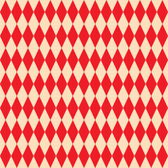 Seamless Red and Green geometric diamond-shaped pattern for modern backgrounds and textiles. EPS 10.