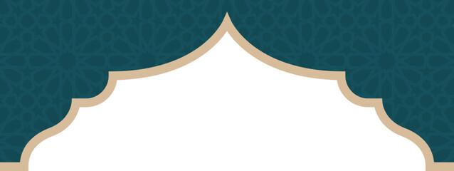 Islamic Border Frame Decoration