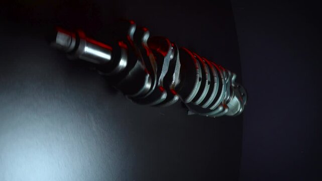 sports car engine repair new crankshaft for turbocharged six-cylinder in-line engine