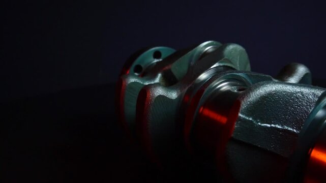 sports car engine repair new crankshaft for turbocharged six-cylinder in-line engine