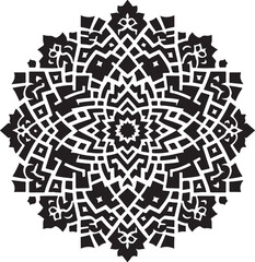 Fototapeta premium Intricate Geometric Mandala Design