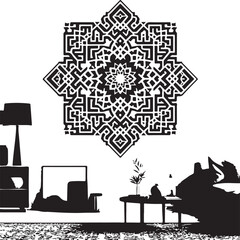 Intricate Geometric Mandala Design