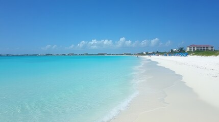 Stunning Turquoise Ocean Beach Tropical Summer Vacation sea sky sun sand blue