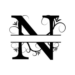 N Letter Monogram