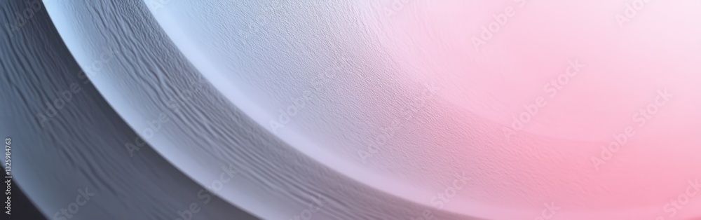 Poster Circular gradient design transitioning from gray to soft pink showcasing depth and texture