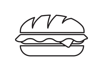 sandwich icon outlines