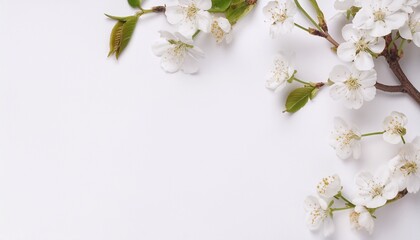 꽃잎이 살짝 떨어져 있는 부드러운 봄 느낌의 PPT 배경화면