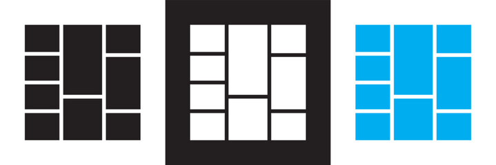 Table layout icon . Web excel data table  icon in spreadsheet database chart icon. Vector illustration. isolated on white and black background. EPS 10