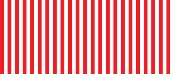 Red and white vertical lines background vector 