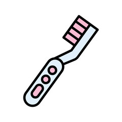 Electric Toothbrush Vector Icon