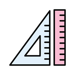 Set Square Vector Icon