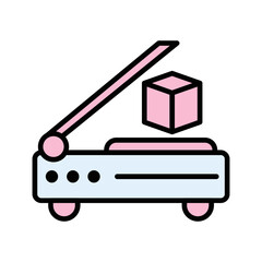 3D Scanner Vector Icon