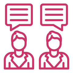 Vector Design Dialogue Icon Style