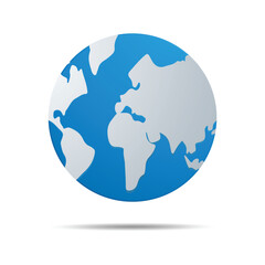 realistic globe icon