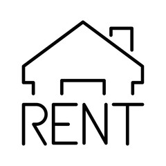 Rental Service Vector Icon