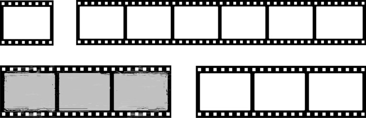 Film Strip vector illustration on white background