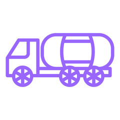 Vector Design Oil Truck Icon Style