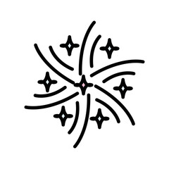 Fireworks Vector Icon