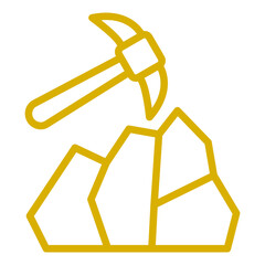 Vector Design Mining Icon Style