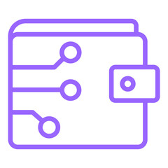 Vector Design Digital Wallet Icon Style
