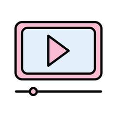 Fototapeta premium Social Media Vector Icon