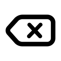 Obraz premium abstract back Shape line icon 