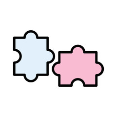 Jigsaw puzzle Vector Icon