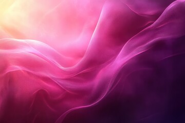 Fototapeta premium Abstract Close-Up of Flowing Pink Fabric, Gentle Waves, Dreamy Texture, Feminine, Beauty, Softness