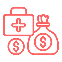 Emergency Fund Vector Design Icon Style