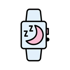 Sleep Tracker Vector Icon