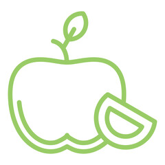 Apple Vector Design Icon Style