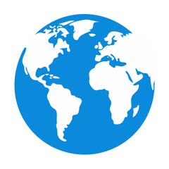 world map with globe