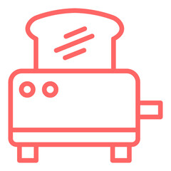 Vector Design Toaster Icon Style