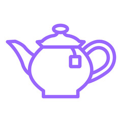 Vector Design Teapot Icon Style