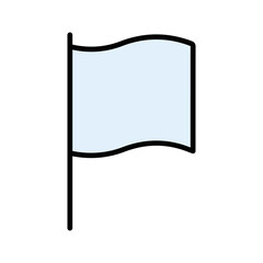 Signal Flag Vector Icon