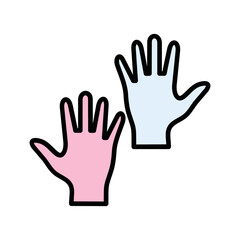 Gloves Vector Icon