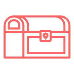 Obraz premium Vector Design Treasure Chest Icon Style