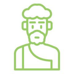 Vector Design Prehistoric Man Icon Style