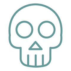 Vector Design Skull Icon Style