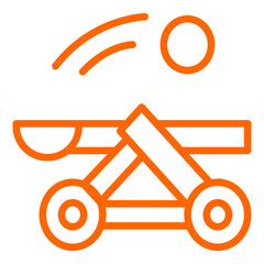 Vector Design Catapult Icon Style