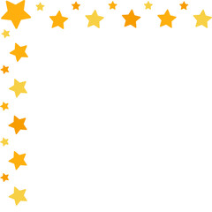 Corner Decoration with Glittering Stars 