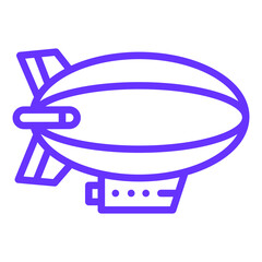 Vector Design Zeppelin Icon Style © Srxtreme