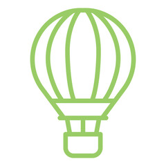 Vector Design Hot Air Balloon Icon Style