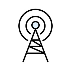 Radio Station Vector Icon