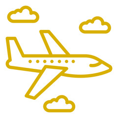 Vector Design Airplane Icon Style